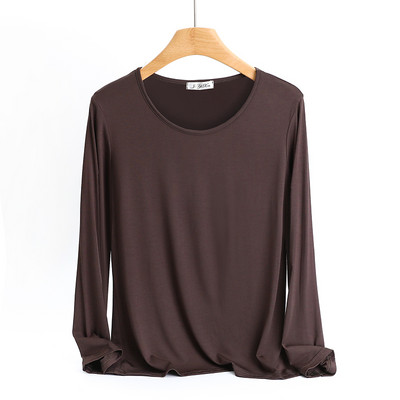 Naiste vabaaja pluus – ovaalse kaelusega