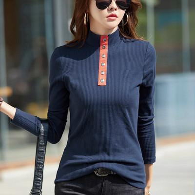 Triibuline polokraega naiste pluus - mitut värvi