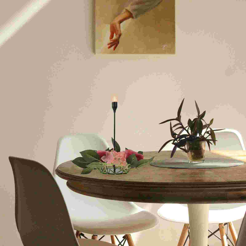 Küünlasõrmused Sõrmus pärg Lilleline advendirohelus Dekoratiivne minisambad Lehed Kunstlilled Sügis Eukalüpti Pukspuu