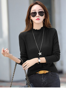 Bluză de damă curată - cu mâneci lungi