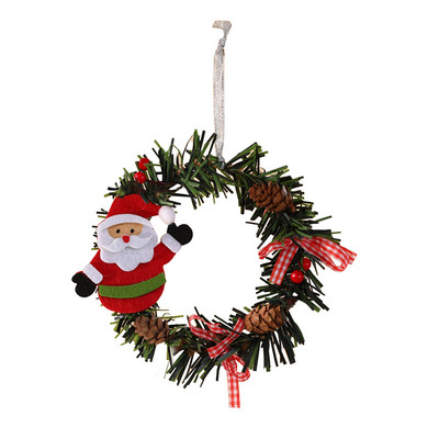 Coroană de Crăciun Coroană din ratan Decorare uși de Crăciun Decorare Pandantiv Pom de Crăciun Perete fereastră Decorare sărbători