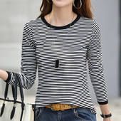 Bluză casual de damă cu decolteu oval