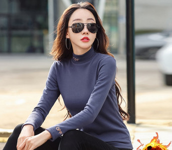 Bluza de dama model nou cu captuseala fleece - mai multe culori