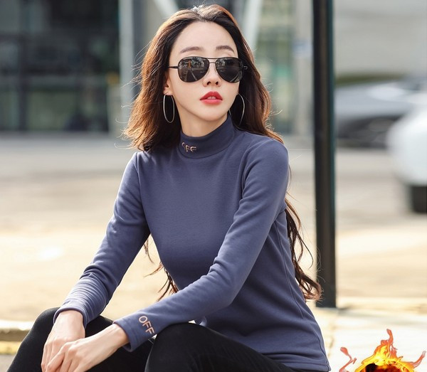 Bluza de dama model nou cu captuseala fleece - mai multe culori