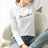 Bluză casual cu decolteu O cu imprimeu pentru femei