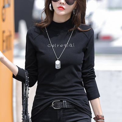 Bluza de dama model nou cu guler inalt - mai multe culori