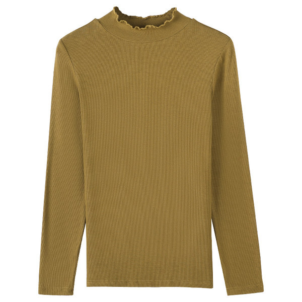 Jauna modeļa sieviešu vienkrāsaina blūze ar garām piedurknēm