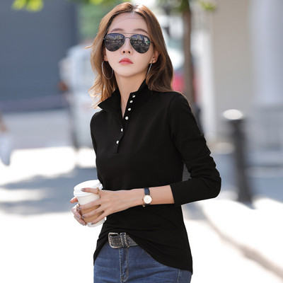 Γυναικεία μπλούζα - με κλασικό γιακά και κουμπιά