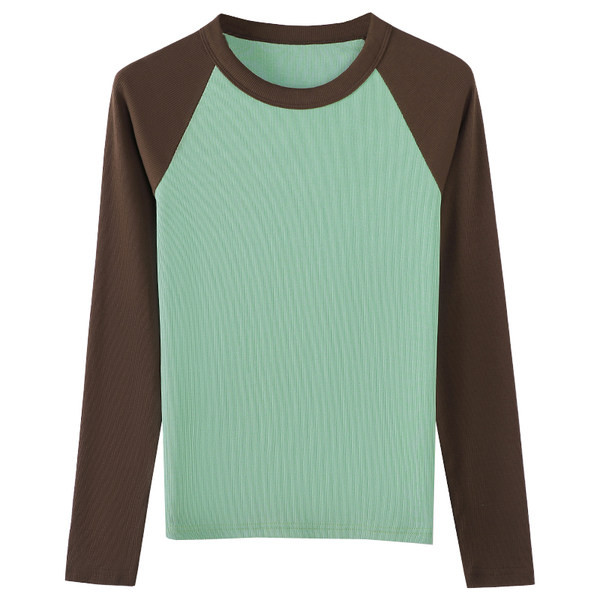 Bluza dama casual cu gat rotund in mai multe culori