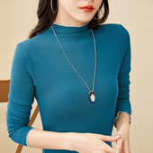 Bluza curata - cu guler inalt