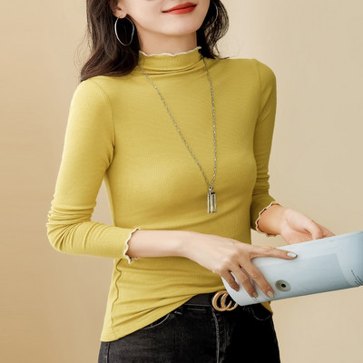 Bluza curata - cu guler inalt