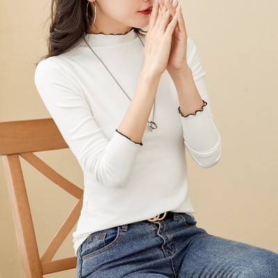 Bluza curata - cu guler inalt