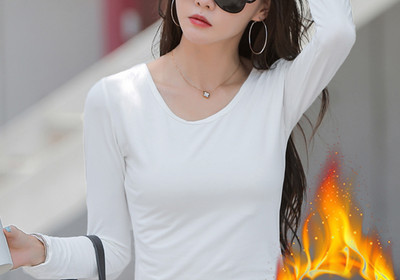 Ümmarguse kaelusega naiste pluus - mitut värvi