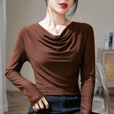 Bluza de dama model nou cu decolteu oval