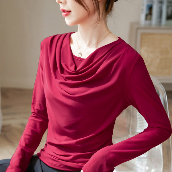 Bluza de dama model nou cu decolteu oval