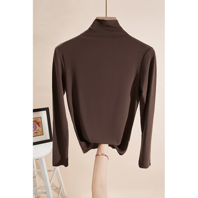 Γυναικεία Κλασικό μοντέλο μπλούζα με ψηλό γιακά πόλο