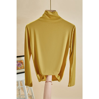 Γυναικεία Κλασικό μοντέλο μπλούζα με ψηλό γιακά πόλο