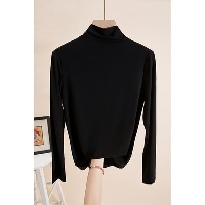Γυναικεία Κλασικό μοντέλο μπλούζα με ψηλό γιακά πόλο
