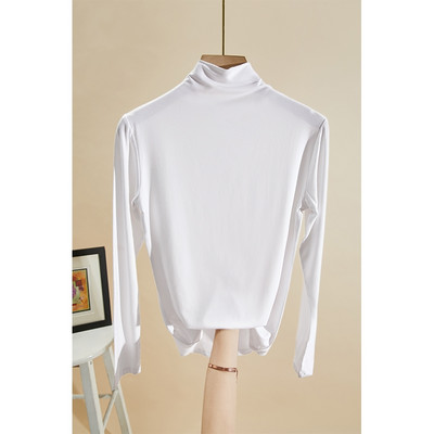 Γυναικεία Κλασικό μοντέλο μπλούζα με ψηλό γιακά πόλο