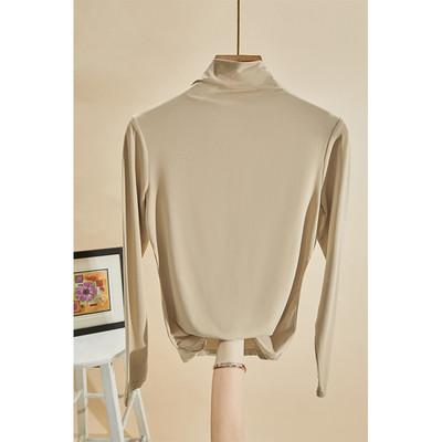 Γυναικεία Κλασικό μοντέλο μπλούζα με ψηλό γιακά πόλο