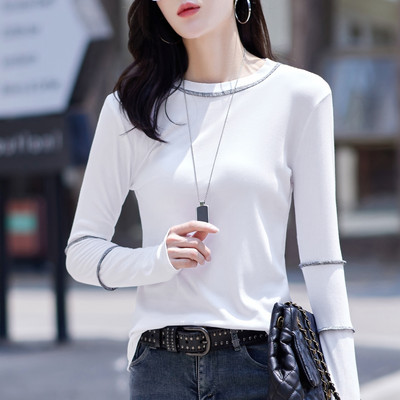 Brīva raksta sieviešu blūze ar garām piedurknēm