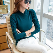 Ikdienas blūze ar garām piedurknēm - vairākās krāsās