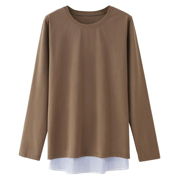 Sieviešu ikdienas blūze ar garām piedurknēm