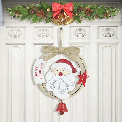 Coroană de Crăciun Mic Moș Crăciun Om de zăpadă Elk Pandantiv de Crăciun Decor de Crăciun Fericit pentru acasă Naviidad Pom Oranments Rechizite