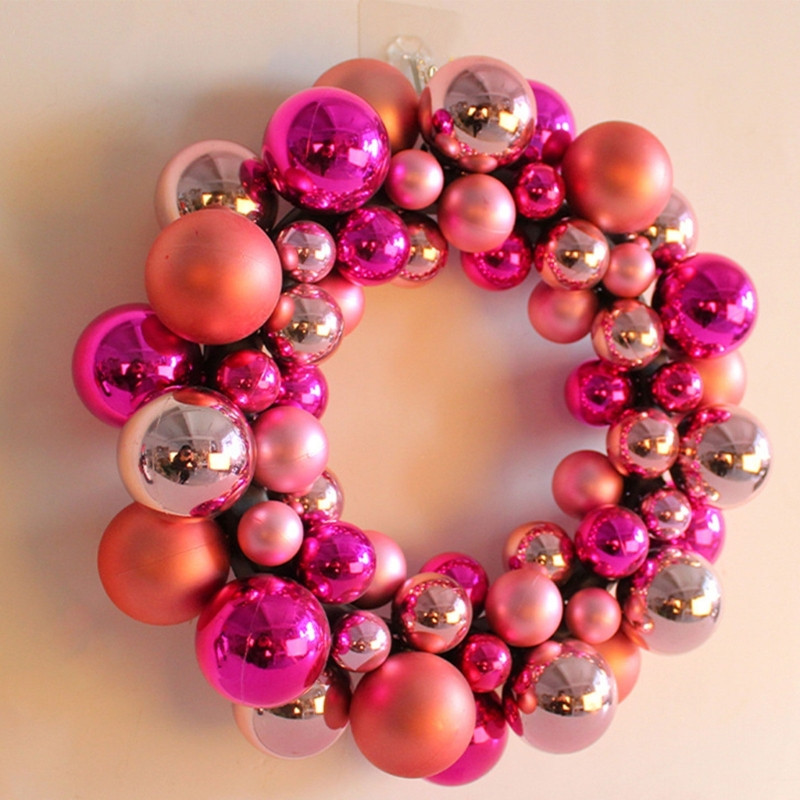 Χριστουγεννιάτικο στεφάνι με μπάλα 35cm Κρεμαστό στολίδι Κρεμαστό Κρεμαστό Προμήθειες για Χριστουγεννιάτικο Φεστιβάλ Πρωτοχρονιάς Διακόσμηση πόρτας για πάρτι B03E