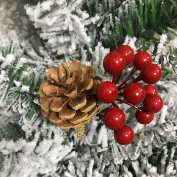 180 см Коледен гирлянд от ратан със сняг за интериор Коледен деко гирлянд от изкуствени цветя за домашни стълби Зима Нова година