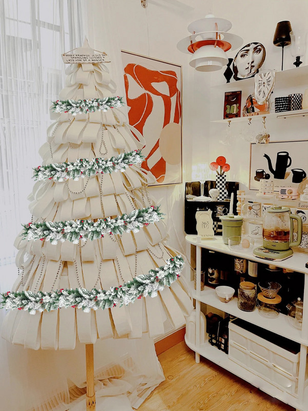 Χριστουγεννιάτικη γιρλάντα από ρατάν 180 εκ. με χιόνι για εσωτερικό Χριστουγεννιάτικο ντεκό τεχνητό λουλούδι γιρλάντα για σκάλες σπιτιού χειμώνας Πρωτοχρονιάς