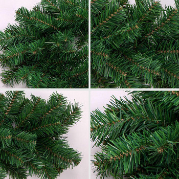 Χριστουγεννιάτικο στεφάνι 1,8m Πράσινο ρατάν Τεχνητό Χριστουγεννιάτικο Στολίδι Χριστουγεννιάτικο Δέντρο Χριστουγεννιάτικο Κρεμαστό Διακοσμητικό Χριστουγεννιάτικο Rattan Garland B0e7