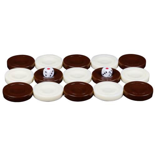 Шах и табла Ahelos, Комплект с пулове, Premium