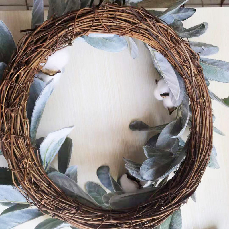 Ghirlandă artificială Prag de ușă Frunză verde Nuntă Acasă Sufragerie Party Pandantiv Decorare de perete Ușa din față Plante verzi