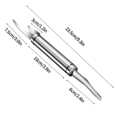 6 viename daugiafunkcinis greitas krevečių skustuvas žuvų skalavimo peilis nerūdijančio plieno krevečių linijų pjaustytuvas virtuvės įtaisų grandymo įrankis