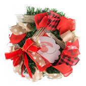 Coroană de Crăciun Decor pentru acasă Magazin Birou Sala de clasă Crăciun Fericit Decor de perete ușă din față Coroană de pin artificial Navidad