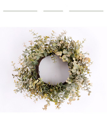 Πλαστικό δαχτυλίδι από ευκάλυπτο διακόσμηση σπιτιού κρεβατοκάμαρας διακόσμηση πάρτι κήπου τεχνητά φυτά χριστουγεννιάτικη διακόσμηση γραφείου σαλονιού