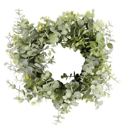 Inel de eucalipt din plastic acasa decor dormitor gradina decor petrecere plante artificiale living birou decoratiuni de craciun