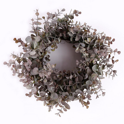 Inel de eucalipt din plastic acasa decor dormitor gradina decor petrecere plante artificiale living birou decoratiuni de craciun