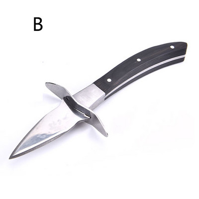 Unelte pentru stridii din oțel inoxidabil cu mâner antiderapant din lemn, teacă din piele și mănuși rezistente, instrumente pentru fructe de mare, gadgeturi