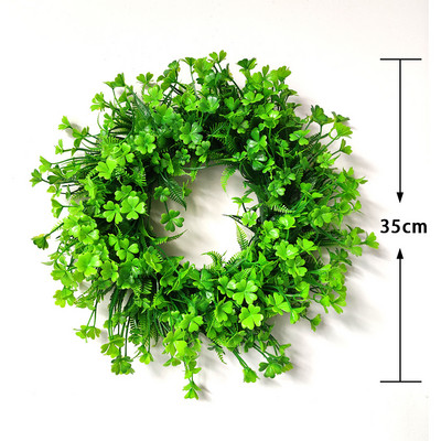 Diverse stiluri de coroană de flori artificiale, agățată pe perete, ornament pentru ușă, decorarea casei, ghirlandă de eucalipt pentru Crăciun, Anul Nou