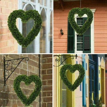 Προϊόντα Κήπου Topiary Πυξάρι Heart Topiary Πόρτα Κρεμαστό Love Heart Διακόσμηση σπιτιού