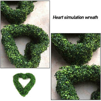 Градински продукти Topiary Сърце от чемшир Topiary Door Vising Love Heart Домашен декор