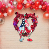 Ziua Îndrăgostiților Coronițe în formă de inimă Ornamente Cadou Două păpuși fără chip Ghirlande Decorare cu pandantiv Petrecere 2022 Scrisoare de dragoste Nou