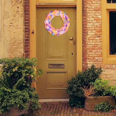 33cm Decoratiuni Coroniță de Paște Ghirlandă de Toamnă pentru Decorarea Casei de Crăciun ușă din față