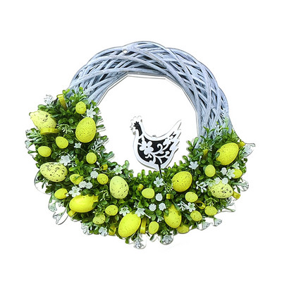 Πασχαλινά στεφάνια Διακόσμηση με λουλούδια κουνελάκι κουνέλι Γιρλάντα Διακόσμηση σπιτιού Διακοσμητικά στηρίγματα για πάρτι γενεθλίων Νυφικό σπίτι προμήθειες