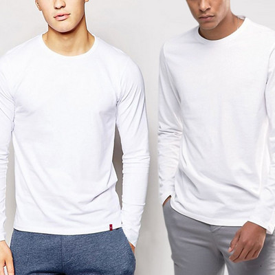 Ovaalse kaelusega meeste pluus