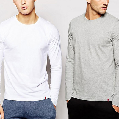 Ovaalse kaelusega meeste pluus