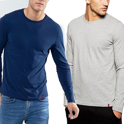 Ovaalse kaelusega meeste pluus