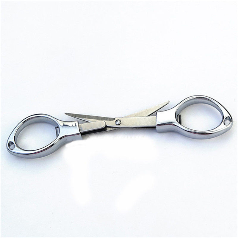 Foarfece de pescuit în aer liber Figura 8 Foarfece de pescuit din oțel inoxidabil Foarfece de pescuit pliabile cu piele de plumb